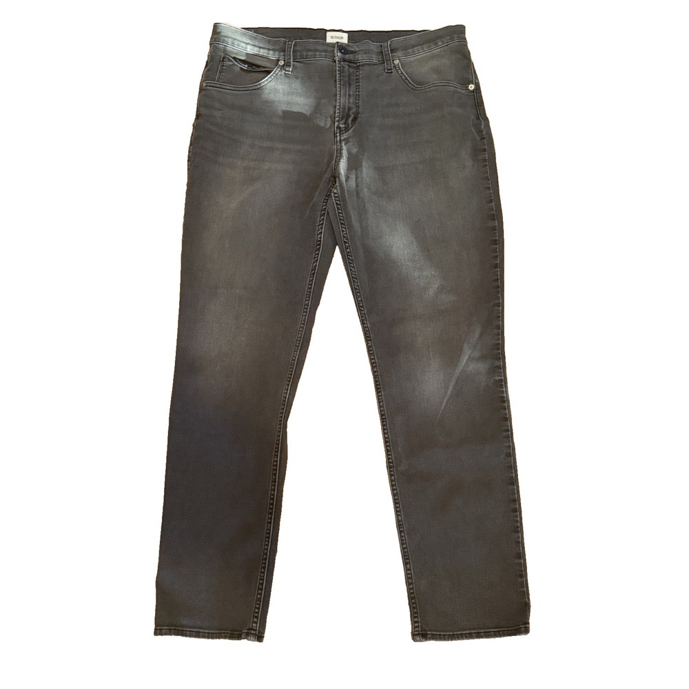 Hudson Men's Size 38 Blake Slim Straight Jeans Black‎ Denim Wash